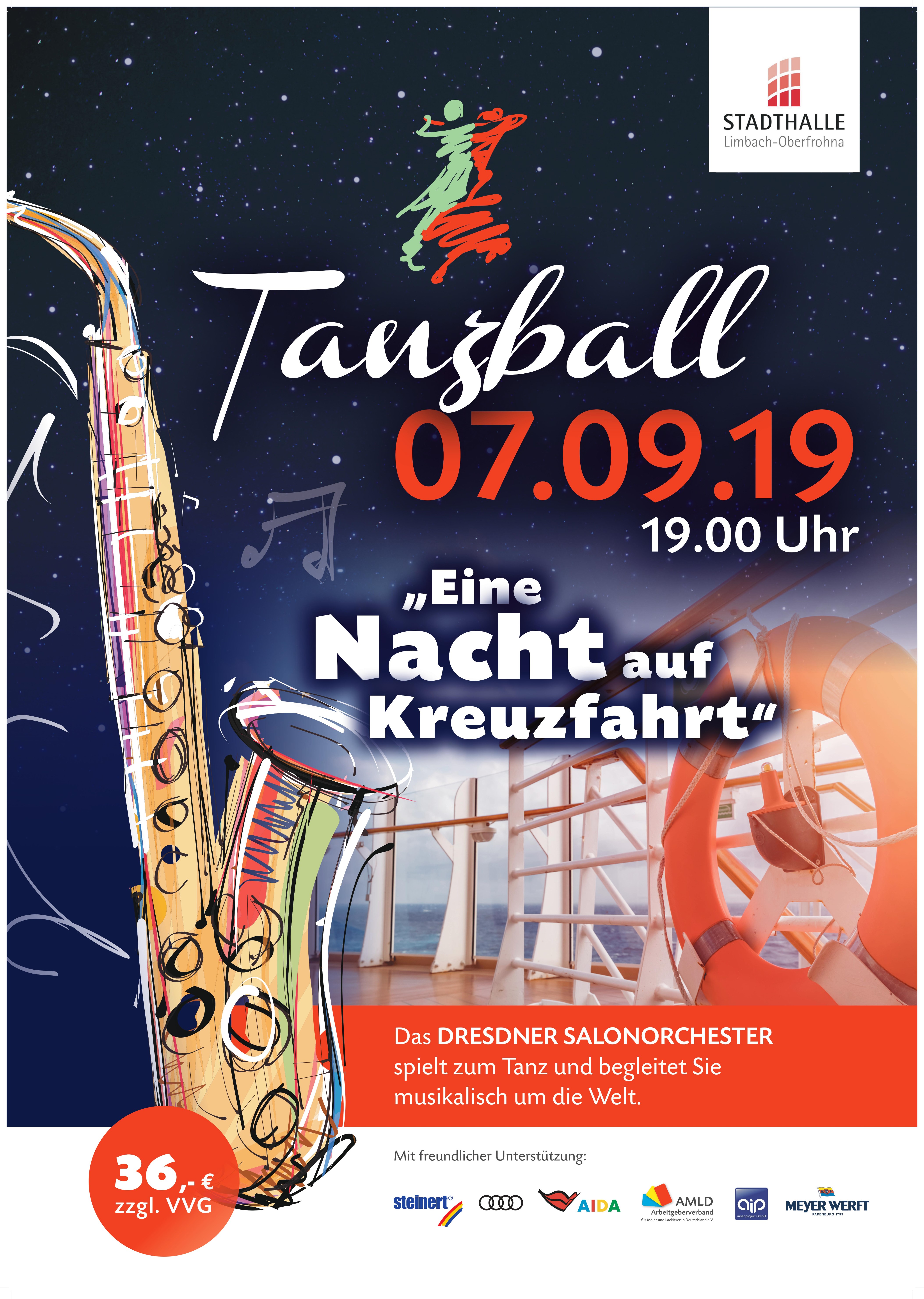 Tanzball „Eine Nacht auf Kreuzfahrt“