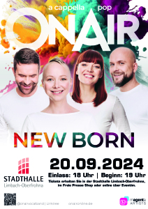 A-Cappella-Konzert: ONAIR: New Born – Die Abschiedstour