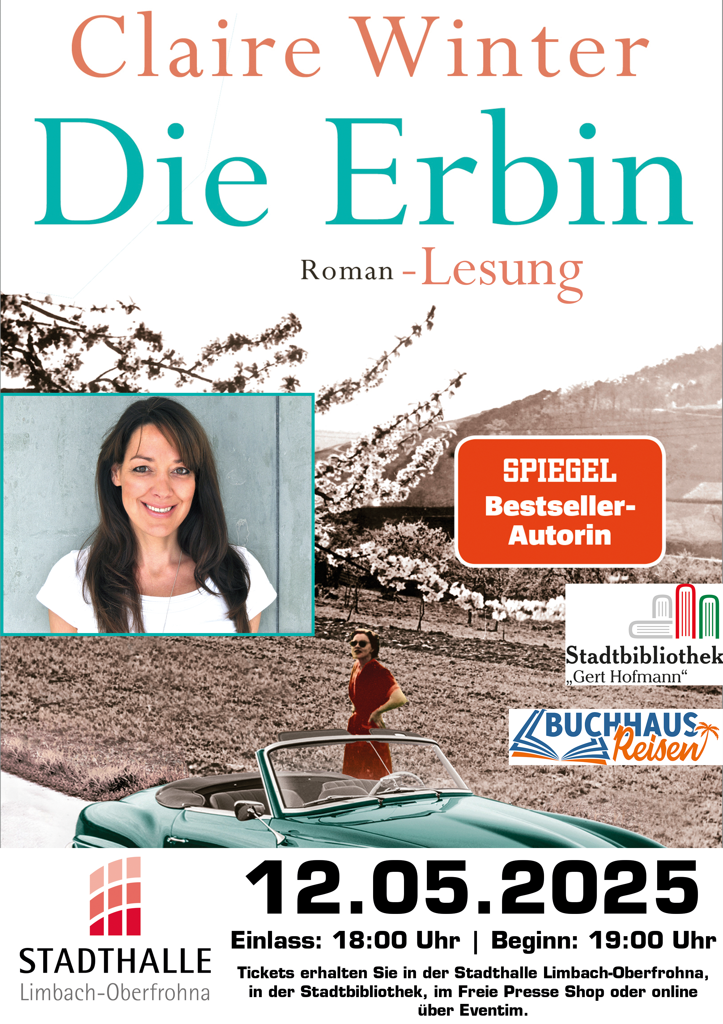 Lesung Claire Winter: „Die Erbin“