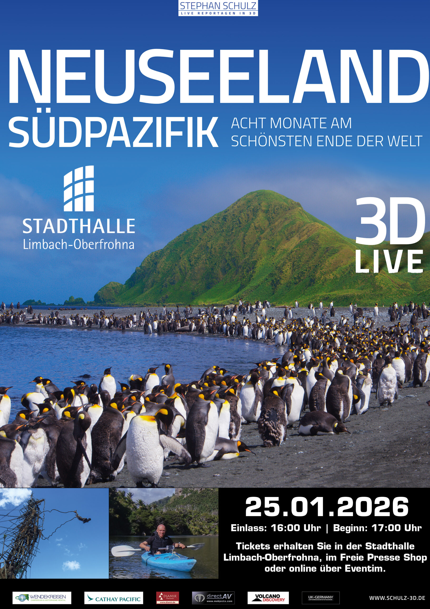 Multivisionsshow mit Stephan Schulz: Neuseeland & Südpazifik
